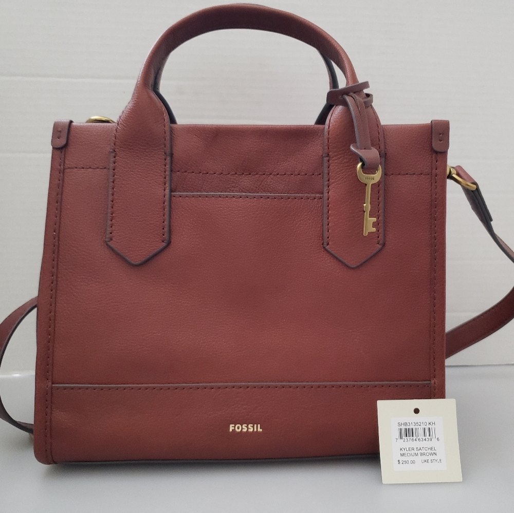 Fossil Kyler Medium Leather Satchel